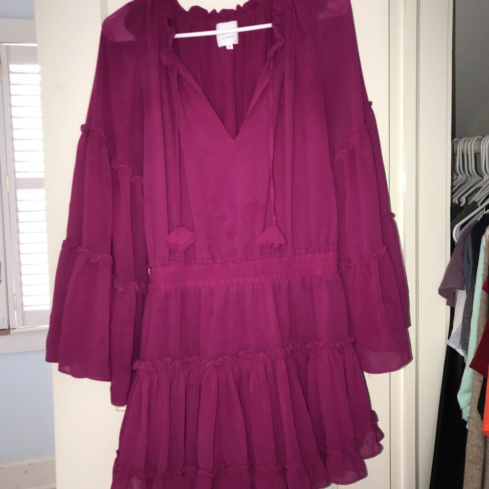 MISA LOS ANGELES PINK DRESS